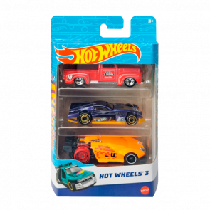 Машинка Базовая Hot Wheels '49 Ford F1 / Formul8r / DAVancenator 3-Packs 1:64 K5904-1 Red 3шт