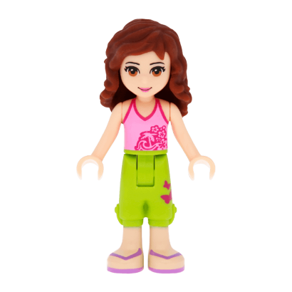 Фігурка Lego Olivia Lime Cropped Trousers Friends Girl frnd048 Б/У - Retromagaz