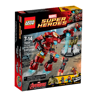 Lego Конструктор Super Heroes Marvel Руйнівний удар Халкбастера 76031 - Retromagaz