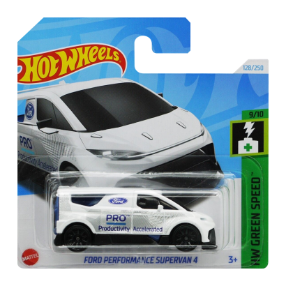 Машинка Базовая Hot Wheels Ford Performance Supervan 4 Green Speed 1:64 HRY90 White - Retromagaz