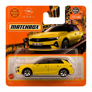 Машинка Большой Город Matchbox Opel 2022 Opel Astra Metro 1:64 HVN33 Yellow