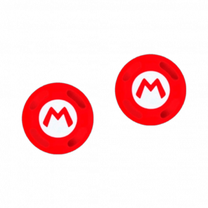 Накладки на Стіки 2шт RMC Super Mario Nintendo Switch Wii Steam Deck Red - Retromagaz