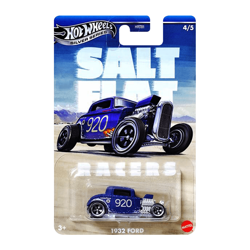 Тематическая Машинка Hot Wheels 1932 Ford Salt Flat Racers 1:64 JBY84 Blue - Retromagaz