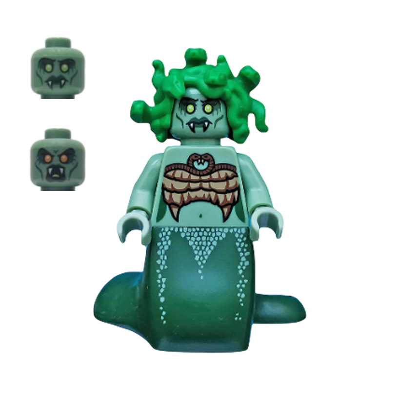 Фігурка Lego Series 10 Medusa Collectible Minifigures col10-2 col146 Б/У - Retromagaz