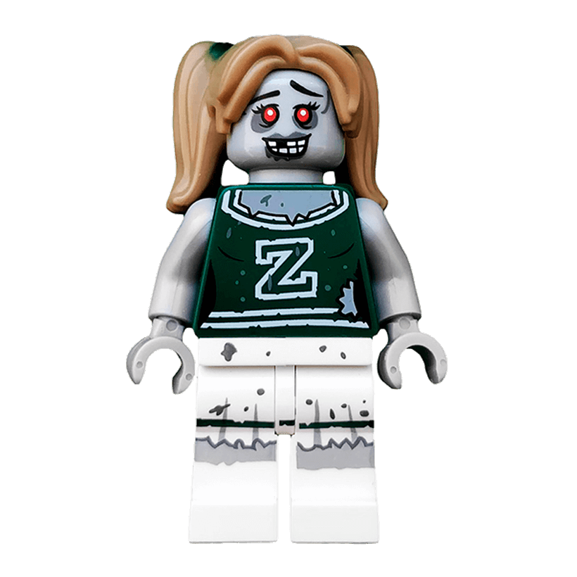 Фігурка Lego Series 14 Zombie Cheerleader Collectible Minifigures col14-8 col218 Б/У - Retromagaz