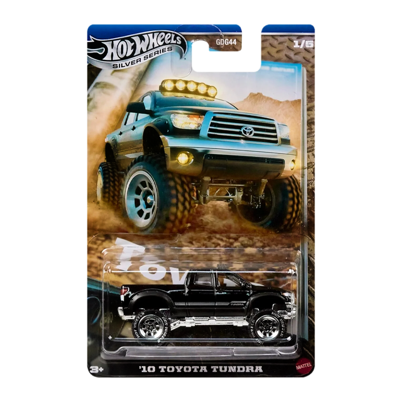 Тематична Машинка Hot Wheels '10 Toyota Tundra Toyota 1:64 JCB71 Black - Retromagaz