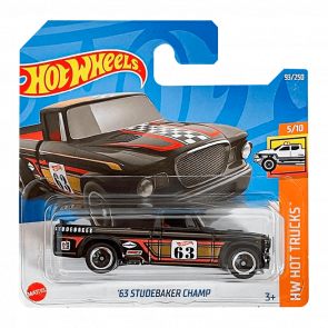Машинка Базовая Hot Wheels '63 Studebaker Champ Hot Trucks 1:64 HCT51 Black
