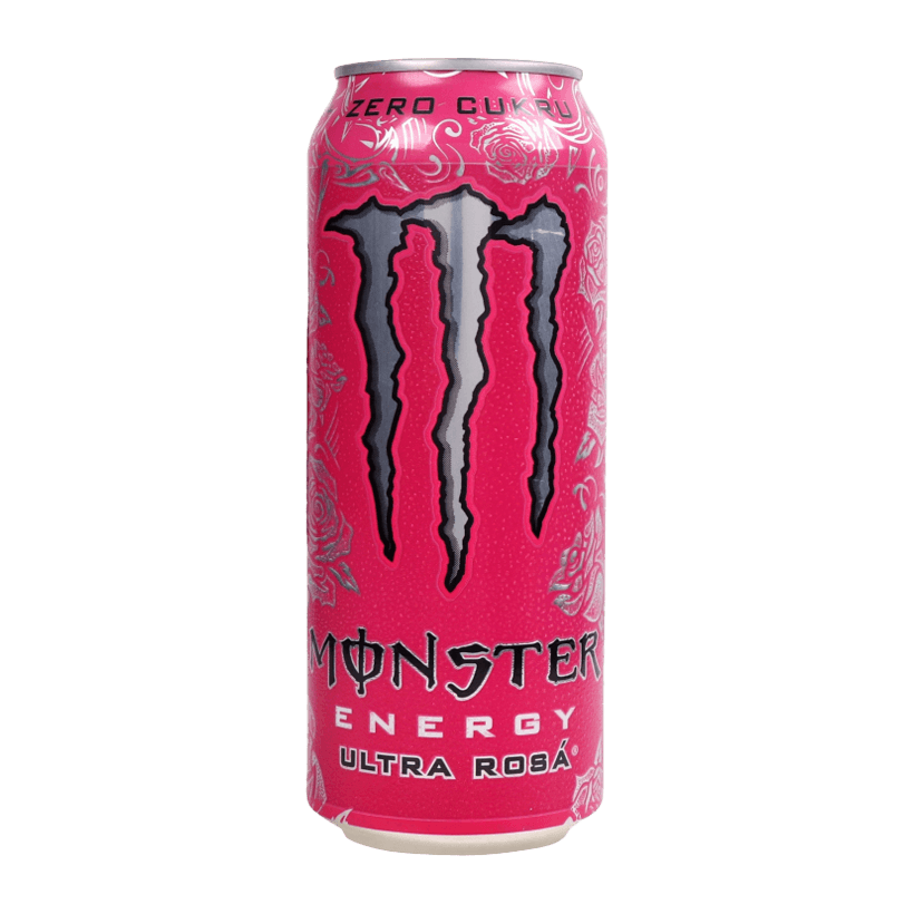 Напиток Энергетический Monster Energy Ultra Rosa Zero Sugar 500ml - Retromagaz