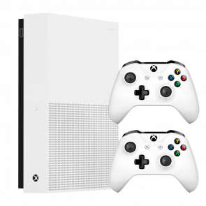 Набор Консоль Microsoft Xbox One S All-Digital Edition 1TB White Б/У + Геймпад Беспроводной Version 2 2шт Набор Консоль Microsoft Xbox One S All-Digital Edition 1TB White Б/У + Геймпад Беспроводной Version 2 2шт - Retromagaz