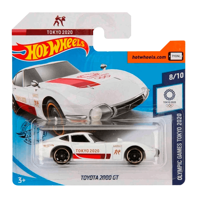 Машинка Базова Hot Wheels Toyota 2000GT Olympic Games Tokyo 2020 1:64 GHF55 White - Retromagaz