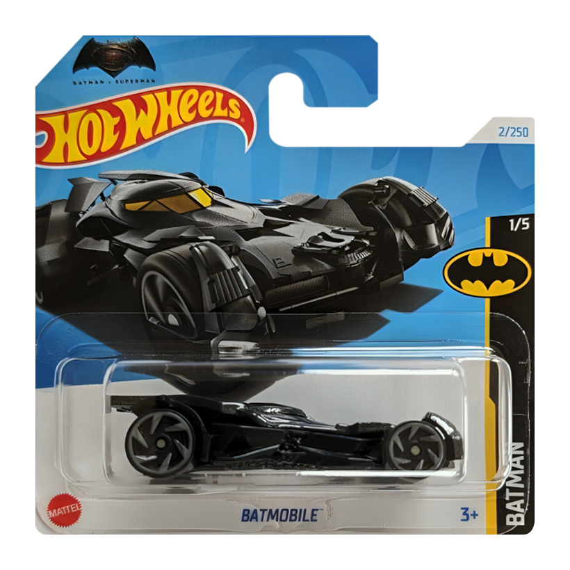 Машинка Базова Hot Wheels Batmobile Batman 1:64 HTC83 Grey - Retromagaz