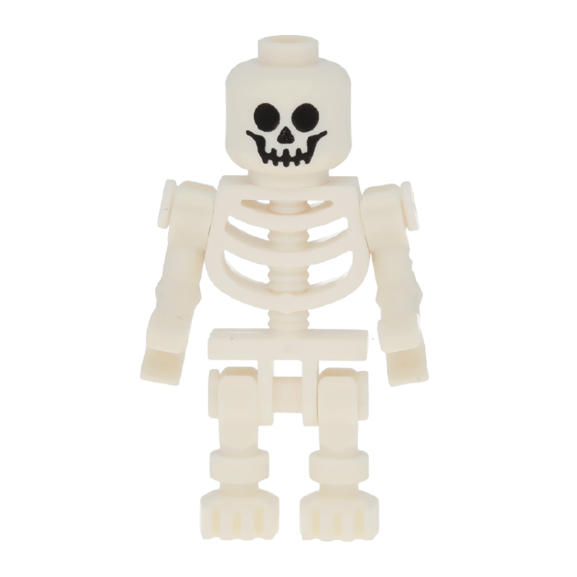 Фигурка Lego Lion Knights Skeleton Bent Arms Horizontal Grip Castle gen099 Б/У - Retromagaz