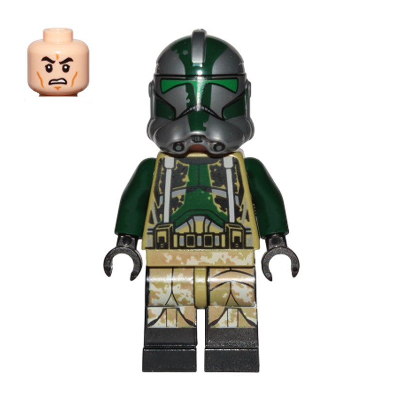 Фігурка Lego Республіка Clone Trooper Commander Gree 41st Elite Corps Phase 2 Star Wars sw1003 75234 Б/У - Retromagaz