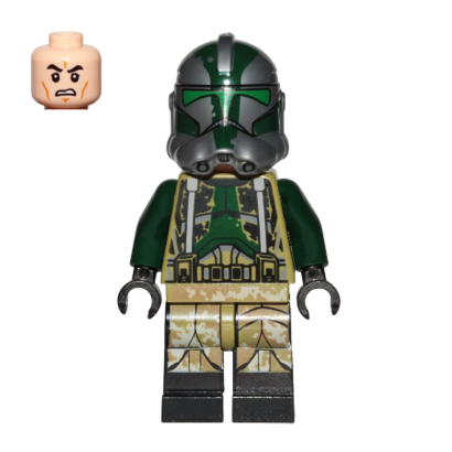 Фигурка Lego Республика Clone Trooper Commander Gree 41st Elite Corps Phase 2 Star Wars sw1003 Б/У - Retromagaz