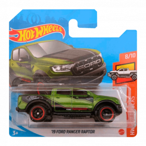Машинка Базова Hot Wheels '19 Ford Ranger Raptor Hot Trucks 1:64 GRY96 Green