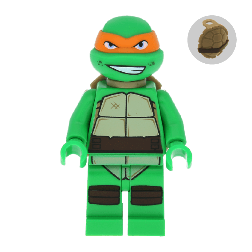 Фігурка Lego Cartoons TMNT Michelangelo tnt038 1 Б/У Відмінний - Retromagaz