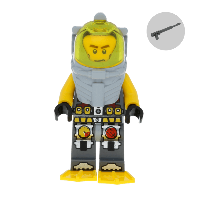 Lego Фигурка Atlantis Axel Storm Аксель Шторм 7977 1 Ориг Б\У Х - Retromagaz