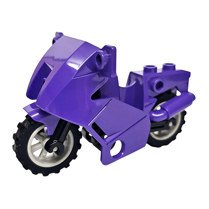 Транспорт Lego Мотоцикл City 52035c02 4294399 4655193 4530673 4242385 Dark Purple Б/У - Retromagaz