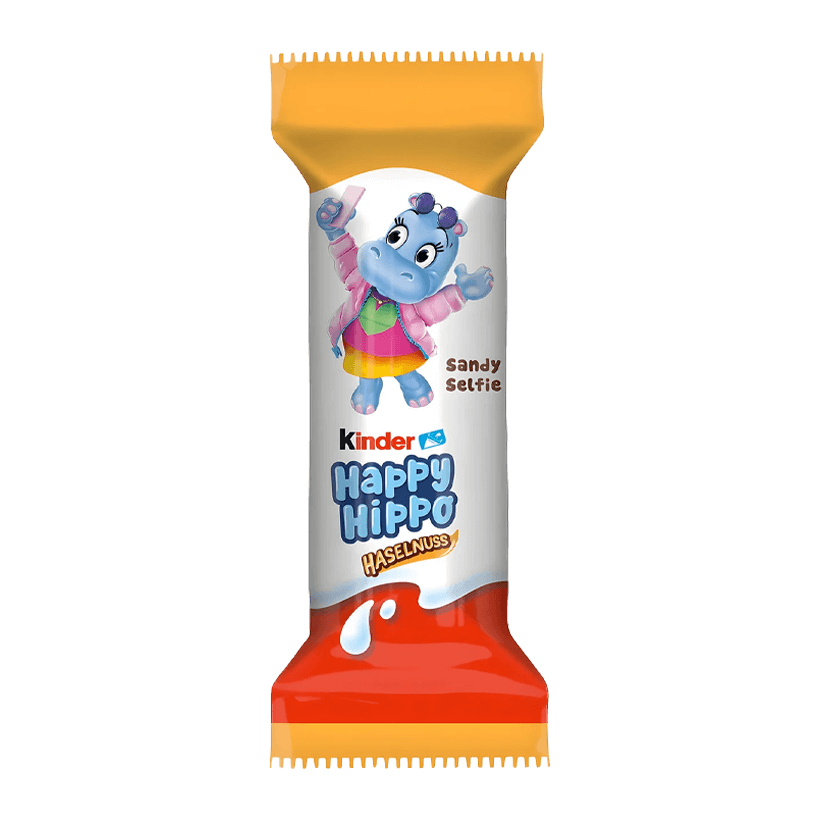 Батончик Kinder Happy Hippo Hasselnuss 20.7g - Retromagaz