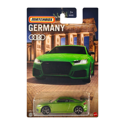 Тематическая Машинка Matchbox '20 Audi TT RS Germany 1:64 HVV23 Green - Retromagaz