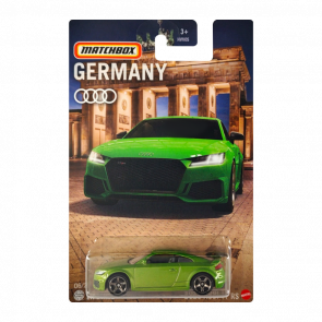 Тематическая Машинка Matchbox '20 Audi TT RS Germany 1:64 HVV23 Green - Retromagaz