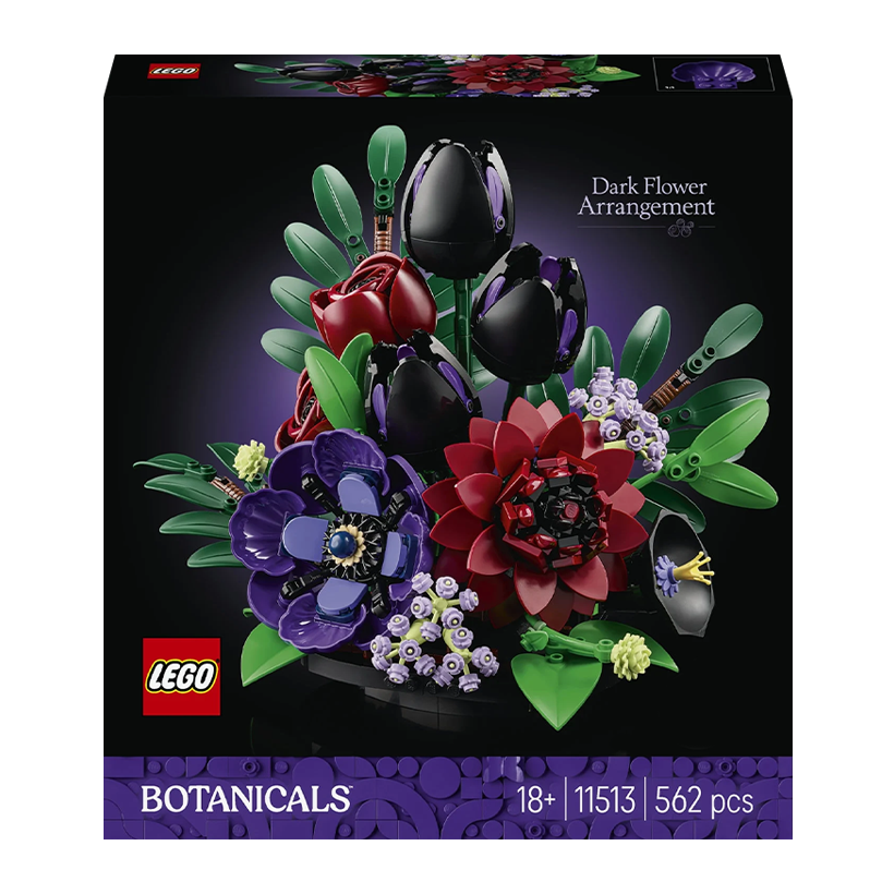 Конструктор Lego Dark Flower Arrangement Botanicals 11513 Новый - Retromagaz