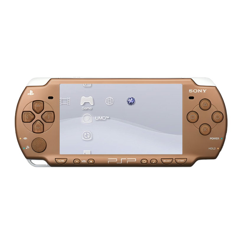 Консоль Sony PlayStation Portable Slim PSP-2ххх Модифікована 32GB Matte Bronze Б/У - Retromagaz