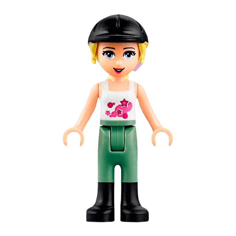 Фигурка Lego Girl Stephanie Sand Green Riding Pants Friends frnd157 Б/У - Retromagaz
