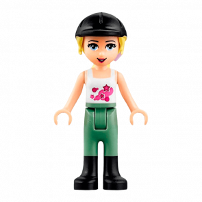 Фігурка Lego Girl Stephanie Sand Green Riding Pants Friends frnd157 Б/У - Retromagaz