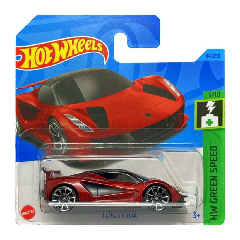 Машинка Базова Hot Wheels Lotus Evija Green Speed 1:64 HKH56 Dark Red - Retromagaz