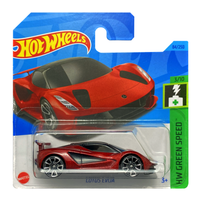 Машинка Базовая Hot Wheels Lotus Evija Green Speed 1:64 HKH56 Dark Red - Retromagaz