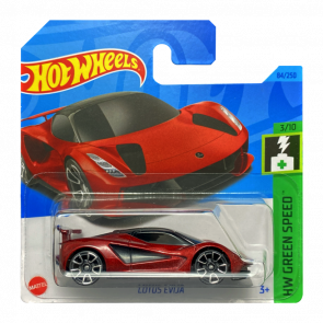 Машинка Базовая Hot Wheels Lotus Evija Green Speed 1:64 HKH56 Dark Red