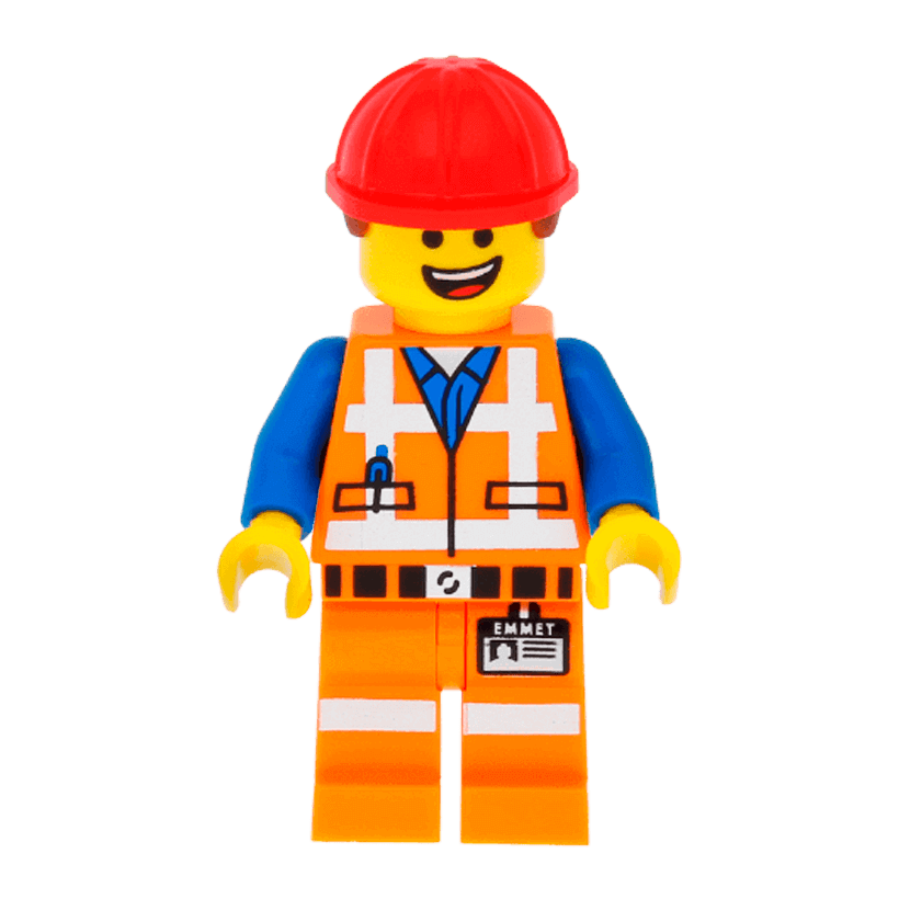 Фигурка Lego The Lego Movie Emmet Hard Hat Cartoons tlm003 Б/У - Retromagaz