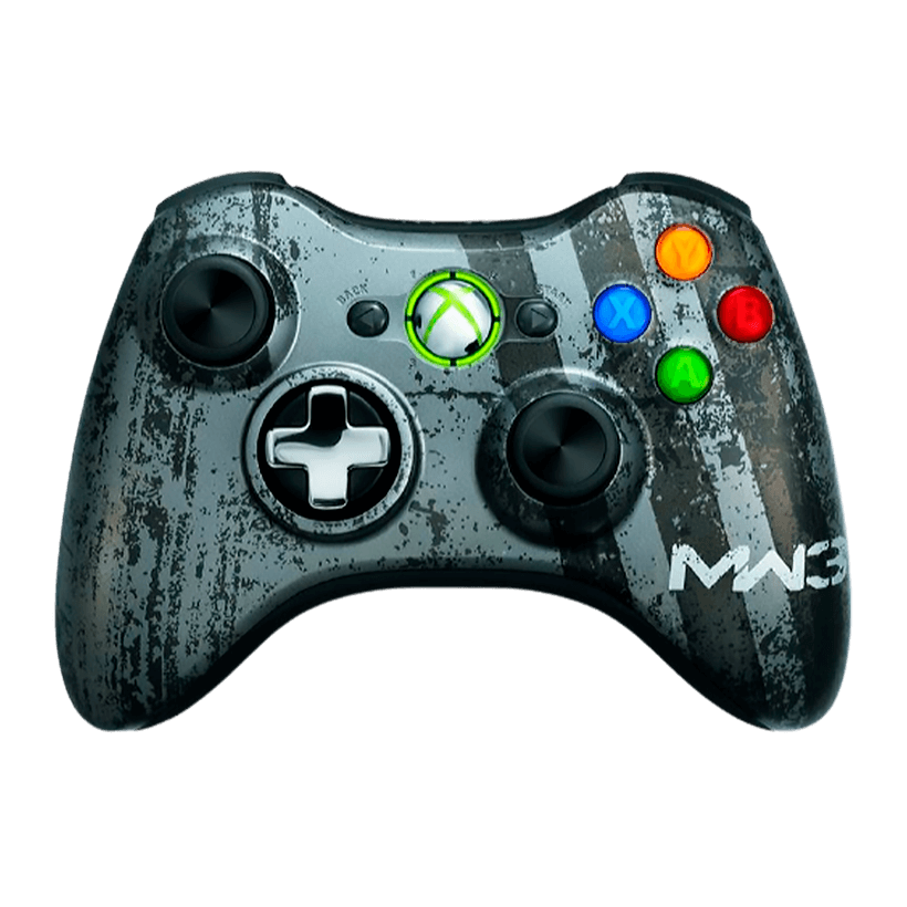 Геймпад Беспроводной Microsoft Xbox 360 Call of Duty: Modern Warfare 3 Limited Edition Black Grey Б/У - Retromagaz