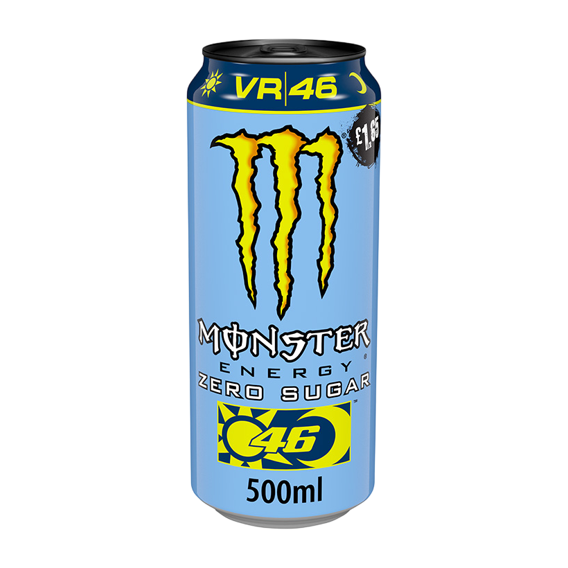 Напиток Энергетический Monster Energy Rossi VR46 Zero Sugar 500ml - Retromagaz