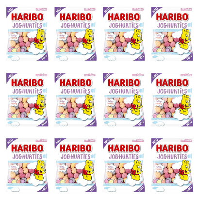 Набор Конфеты Жевательные 12шт Haribo Joghurties 160g - Retromagaz