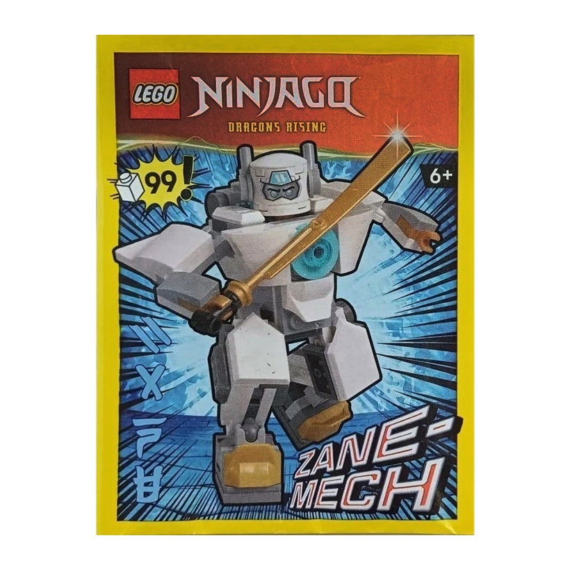 Конструктор Lego Фигурка Zane-Mech Paper Bag Ninjago L0002212 Новый - Retromagaz