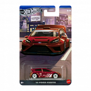Тематическая Машинка Hot Wheels 12 Ford Fiesta Compact Kings 1:64 JKX58 Red - Retromagaz