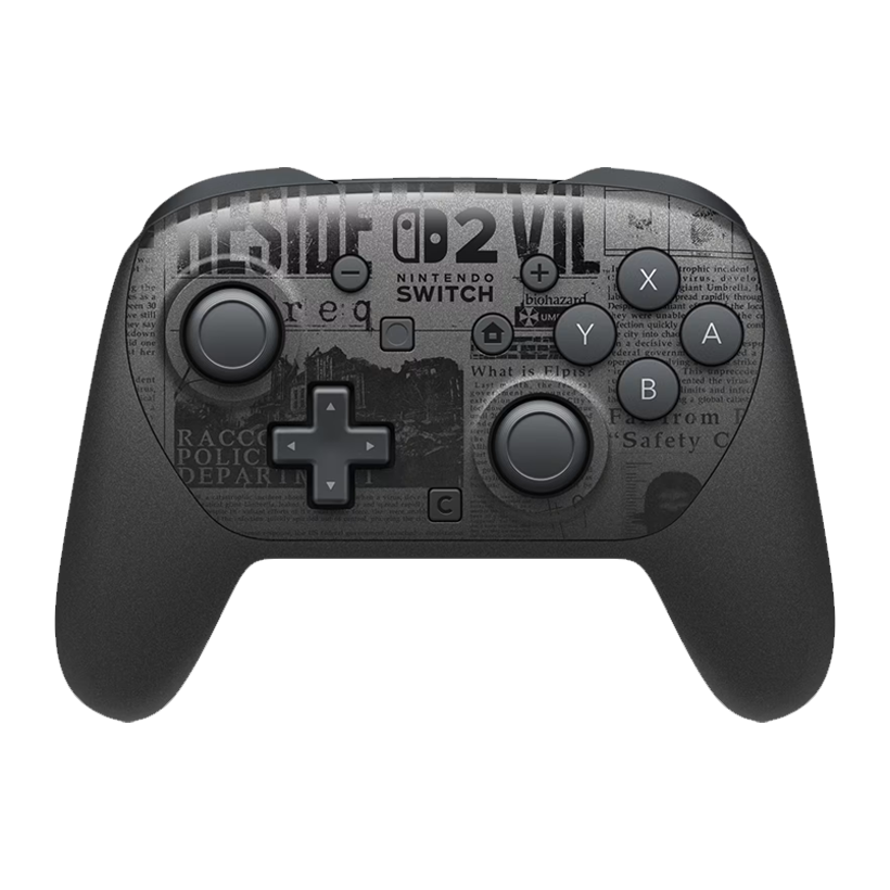 Геймпад Беспроводной Nintendo Switch 2 Pro Controller Resident Evil Requiem Limited Edition Black Новый - Retromagaz
