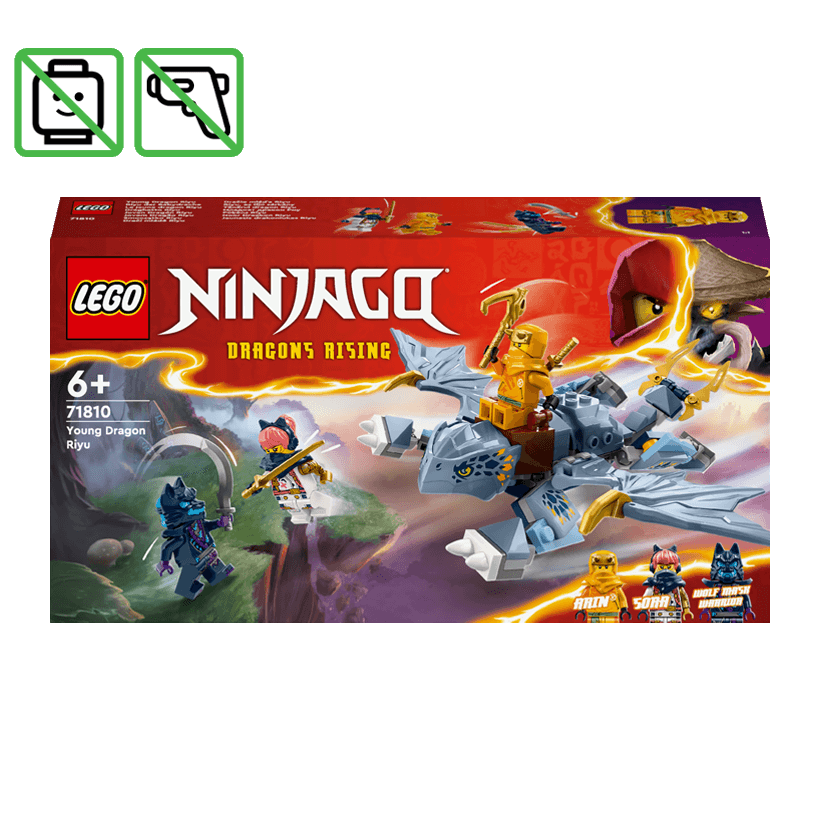 Конструктор Lego Без Фігурок Молодий Дракон Рію Ninjago 71810 Новий - Retromagaz