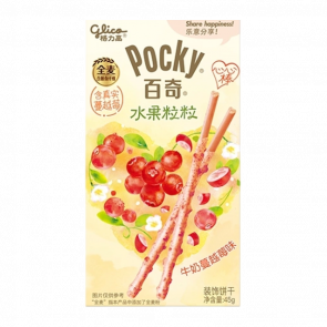 Палочки Glico Pocky Heart с Клюквой 45g - Retromagaz