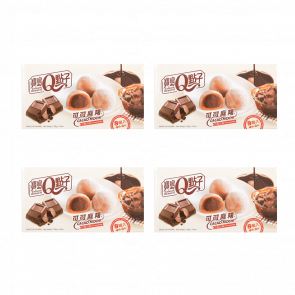 Набір Тістечка 4шт Q Brand Моті Cacao Chocolate 80g 4711931030528 - Retromagaz