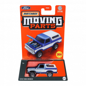 Тематична Машинка Matchbox 1978 Ford Bronco Moving Parts 1:64 FWD28/HVM87 White