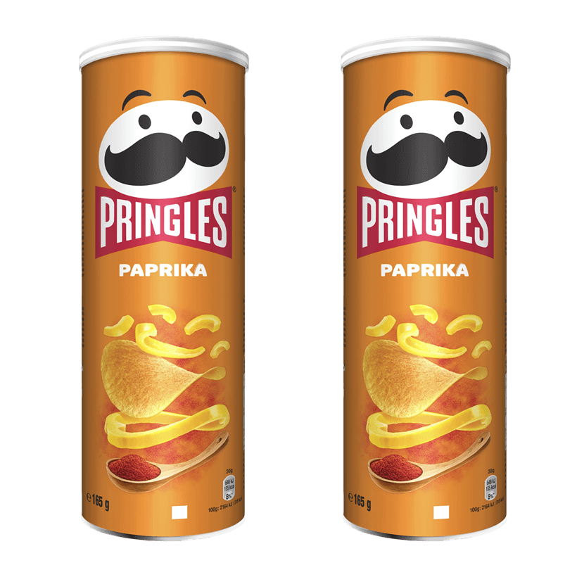 Набор Чипсы 2шт Pringles Paprika 165g - Retromagaz
