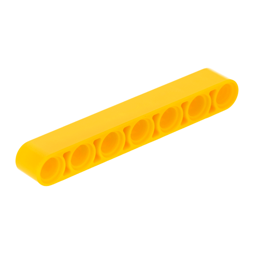 Technic 20шт Lego Балка Товста Пряма 1 x 7 32524 16615 4495934 Yellow Б/У - Retromagaz
