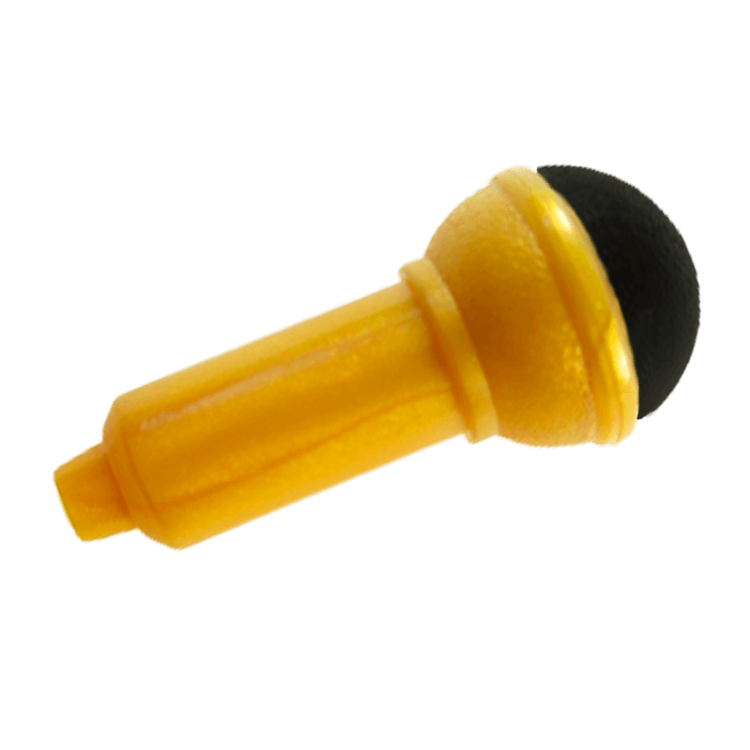 Мистецтво Lego Microphone with Black Top Half Screen Pattern 90370pb04 6099513 Pearl Gold Б/У - Retromagaz