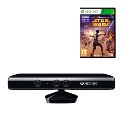 Набор Сенсор Движения Проводной Microsoft Xbox 360 Kinect Black 3m Б/У Хороший - Retromagaz
