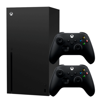 Набір Консоль Microsoft Xbox Series X 1TB Black Новий  + Геймпад Бездротовий Controller Carbon - Retromagaz