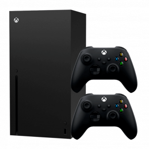 Набір Консоль Microsoft Xbox Series X 1TB Black Новий  + Геймпад Бездротовий Controller Carbon - Retromagaz