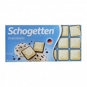 Шоколад Білий Schogetten Stracciatella 100g 4000607029004 - Retromagaz